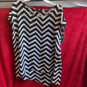 Stripped, dress shirt.